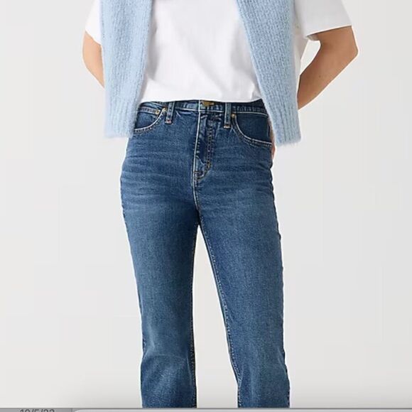 J. Crew Slim Demi Boot Jeans in Normandy Blue size 33 NWOT - Picture 4 of 13